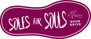 A purple banner with the words " souls for souls ".