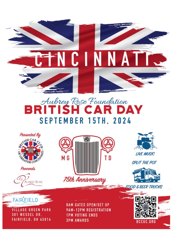 2024 BRITISH CAR DAY FLYER